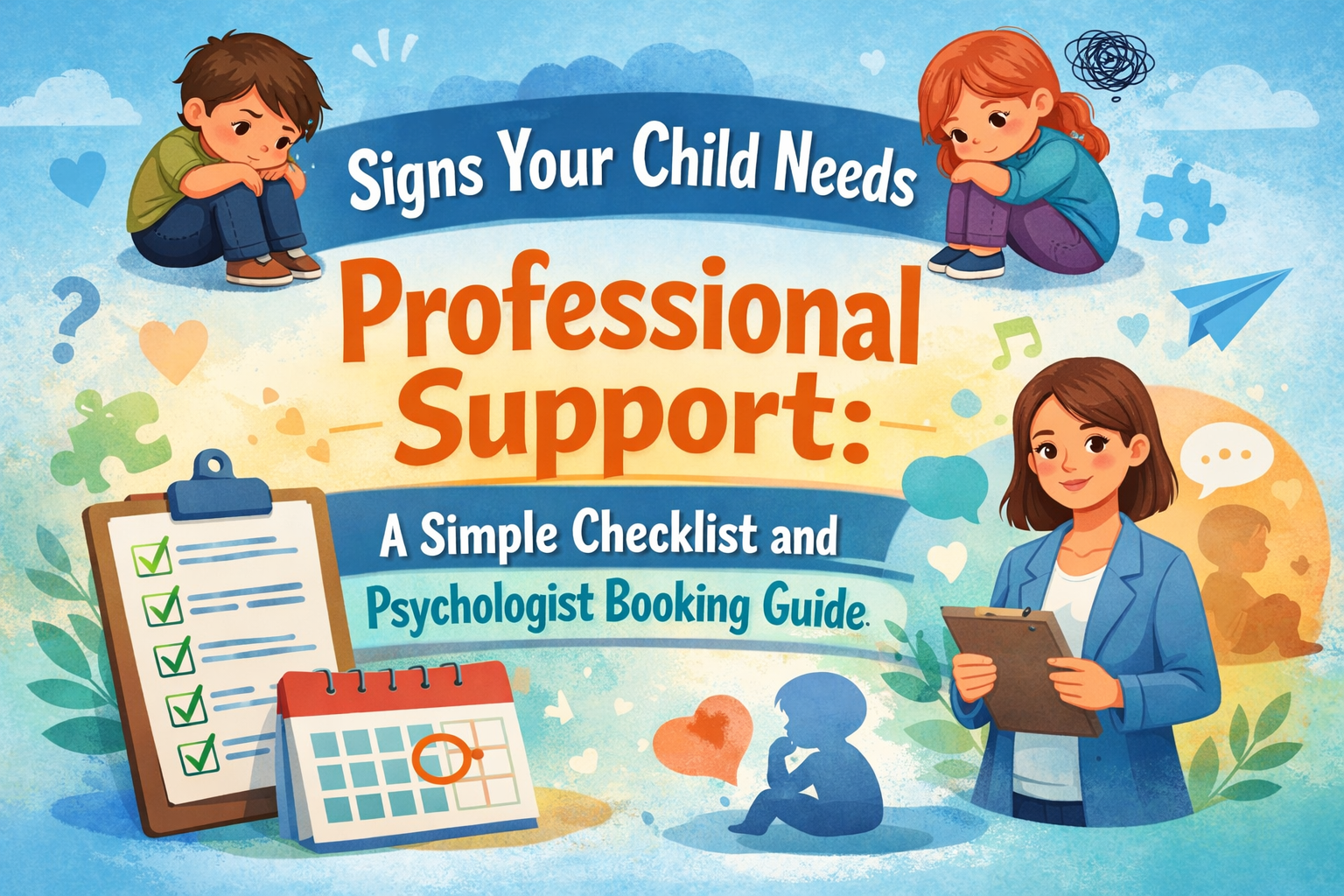 Signs Your Child Needs Professional Support: A Simple Checklist and Psychologist Booking Guide