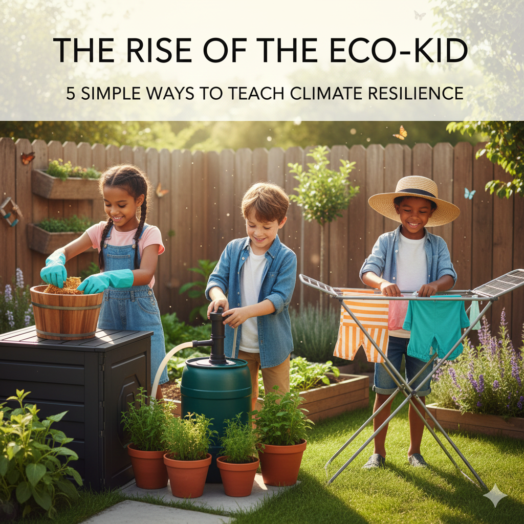 The Rise of the Eco-Kid: 5 Simple Ways to Teach Climate Resilience Through Daily Chores