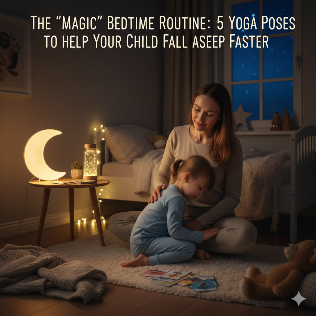 The “Magic” Bedtime Routine: 5 Yoga Poses to Help Your Child Fall Asleep Faster
